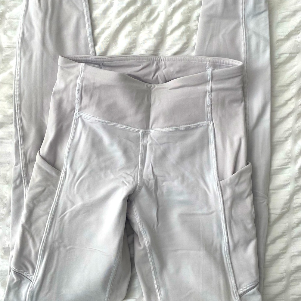 White Lulu Leggings